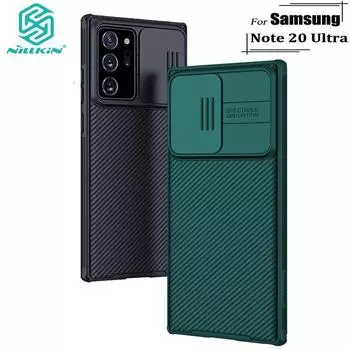 Роскошный жесткий чехол Nillkin для телефона Samsung Galaxy Note 20 Ultra CamShield Pro с защитой конфиденциальности камеры Galaxy Note 20 Ultra чёрный