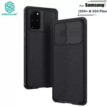 Роскошный жесткий чехол Nillkin для телефона Samsung Galaxy S20 Plus CamShield Pro с защитой конфиденциальности камеры