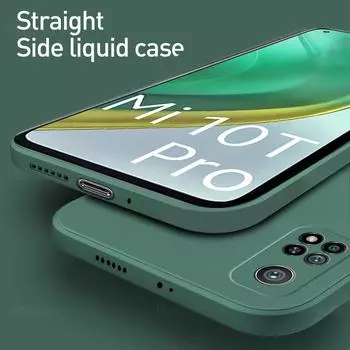 Роскошный жидкий мягкий силиконовый матовый квадратный чехол для Xiaomi Poco F5 X5 Pro X3 Redmi A2 A1 12C 12 10C 9A 9C Note 12 Pro 11 8 9 10, защитный чехол для телефона Xiaomi Poco F3 красный