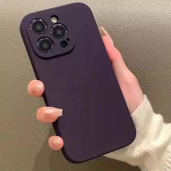 Роскошный жидкий противоударный чехол для телефона для iPhone 11 12 13 14 Pro Max Plus XR X XS 7 8 SE 2 3, силиконовые чехлы с полным покрытием объектива For iPhone 7Plus/8Plus белый