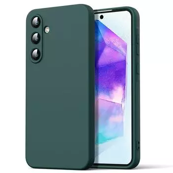 Роскошный жидкий силиконовый чехол для Samsung Galaxy A55 A35 A 35 5G A 55, мягкий чехол For Samsung A55 белый