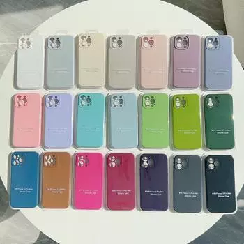 Роскошный жидкий силиконовый чехол для телефона для iPhone 11, 13, 12, 14, 15 Pro Max, чехлы, противоударный мягкий чехол для iPhone 15 Plus iPhone 15 Plus