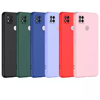 Роскошный жидкий силиконовый чехол для телефона Xiaomi Redmi 9C NFC 9 9A 10 10C 10A 12C Note 9 9s 10 10s 11 11 12 Pro Cover Case Redmi 9C чёрный
