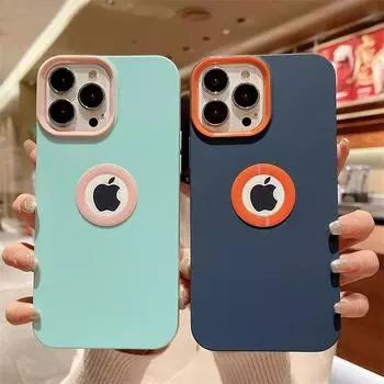 Роскошный жидкий силиконовый чехол с полым логотипом для iPhone 13 12 11 Pro Max X XR XS 7 8 Plus SE2, матовый мягкий противоударный чехол-бампер iPhone 14 Pro Max чёрный