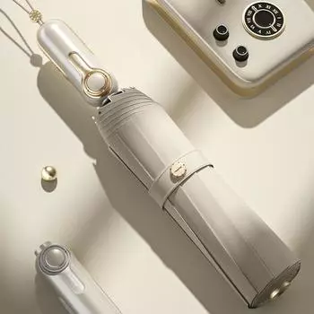 Роскошный зонт для мужчин, большой размер, полностью автоматический зонт, ветрозащитный, прочный, 10K, складной зонт для гольфа, мужской серый