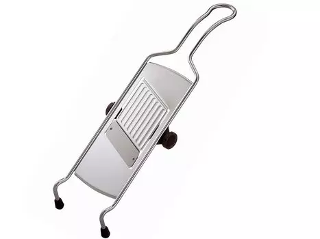 ROSLE Нержавеющая сталь Ломтерезка Большая 95028 с защитой для рук 18-10 серебряный