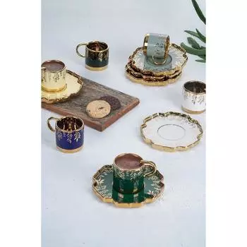 Ross Набор из 6 фарфоровых кофейных чашек