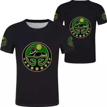 Россия, чеченские футболки, волк, флаг Чечни, 3D принт, мужская и женская футболка, уличная одежда с короткими рукавами, футболки в стиле Харадзюку, детские топы, одежда XXL