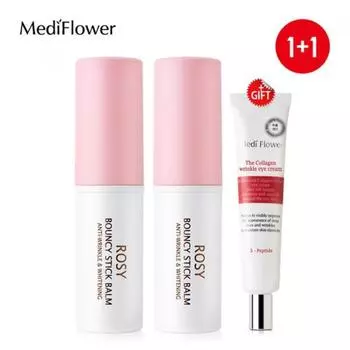 Бальзам-стик Rosy Bouncy Stick 10 млx2+крем для глаз 20