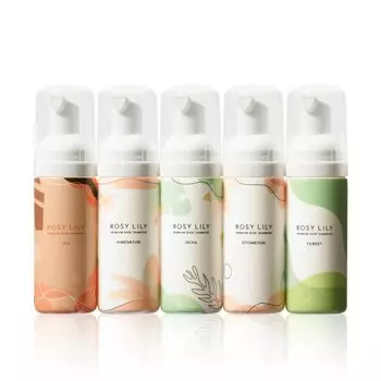 ROSY LILY Средство для чистки кроссовок Premium Shoe Shampoo Starter Kit 250 мл 5 x 5 из 5 classic (Набор бутылок) (Ассортимент ароматов)