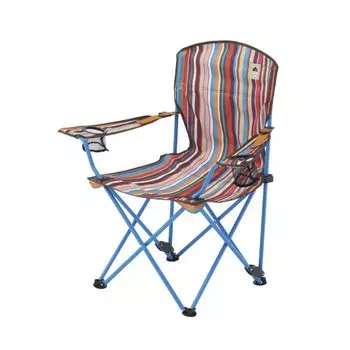 ROSY Recliner Откидное кресло для кемпинга Складное Грузоподъемность 120 кг Кресло-BB (Оранжевая полоса)