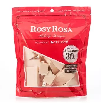 Rosy Rosa Value Sponge N Wedge Type 30P point cover such as around the eyes and [For nostrils]