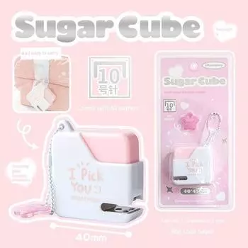 Rosyposy Soft Set Good-looking Mini Stapler pink(In Stock!!!)