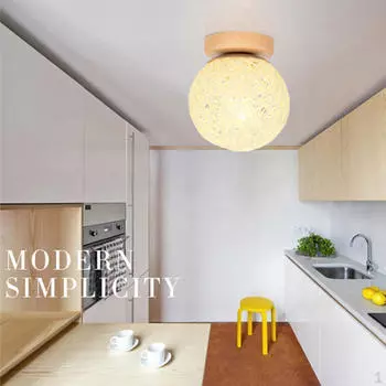 Ротанговый шар Лампа Потолочные светильники Украшения Спальня Коридор Лестница