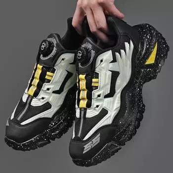 Rotary Button Mecha Casual Lover Shoes Shock Absorbing Inner Heightening Men s sneakers Running Shoes Men Women Free Shipping 36