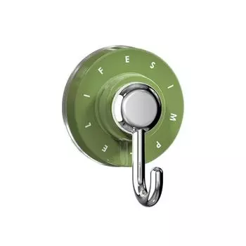 Rotary Suction Cup Hooks Punch Free Hat Towel Hook New Storage Rack зелёный