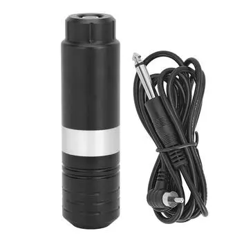 Rotary Tattoo Machine Pen RCA Interface Cartridges Short Tattoo Machine for Tattoo Artists серебряный