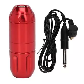 Rotary Tattoo Pen Machine 4.5mm Stroke Liner Shader Brushless Motor RCA Interface Alumimum красный