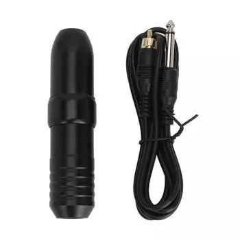 Rotary Tattoo Pen RCA Interface Liner Shader Aluminium Alloy Tattoo Machine Pen with Clip Cord