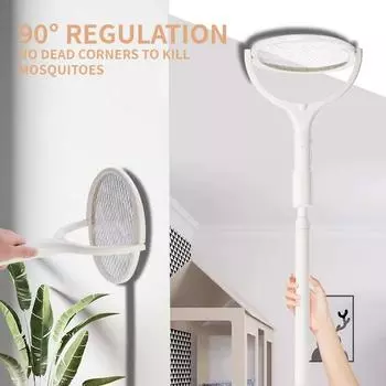 Rotatable mosquito killer Multi-function Angle adjustable bug killer electric shock USB charging mosquito bat