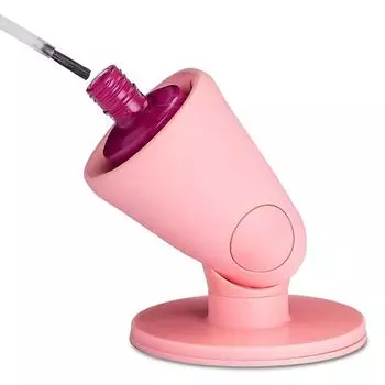 Rotatable Nail Polish Display Stand Anti-Spill Nail Polish Bottle Organizer Desktop Use