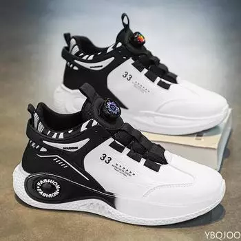 Rotating Buckle Mens Sneakers Comfy Non Slip Lace up shoes Men Outdoor Durable shoes Casual versatile Loafers Homme Zapatos 39