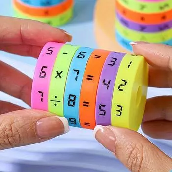 Rotating Math Learning Pillar Puzzle Toy One Size