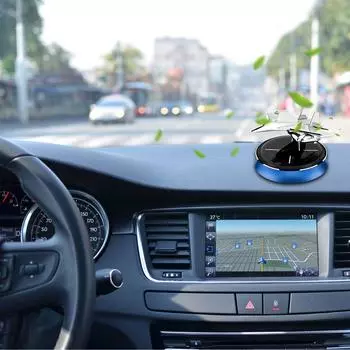 Rotating Solar Car Fresheners Airplane Freshener Oil Diffuser Solar Powered Rotating Diffuser Solar Air Freshener For Home Hotel красный