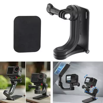 Rotation Action Camera Stand Multi Angle Easy to Use Portable Multifunctional Adjustable Holder for