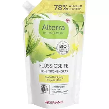 Rothman Alterra Alterra Hand Wash Soap Lemongrass Refill Bag 500ml