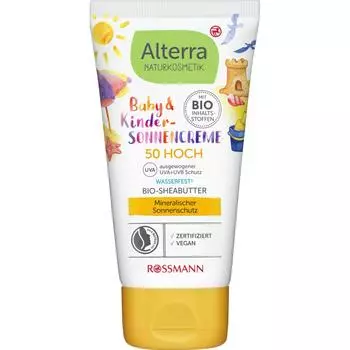 Rothman Alterra Солнцезащитный крем Alterra Baby Kinder SPF50, 75 мл