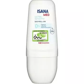 Rothman ISANA Med Ultra Sensitive Deo Roll On 50ml