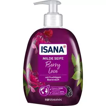 Rothman Isana Mild Soap (Water Soap) Berry Love Dispenser 500ml