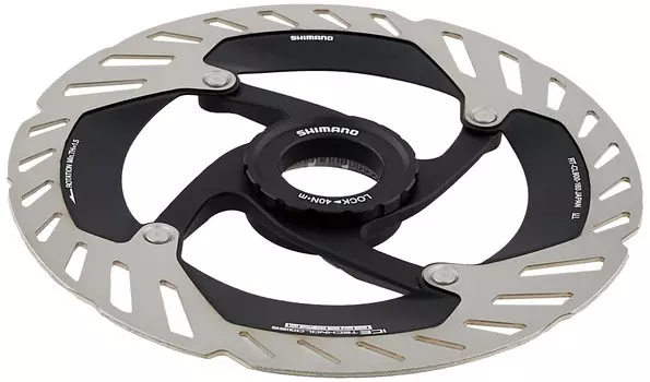 Ротор диска SHIMANO 160 мм, зубчатое стопорное кольцо, серебристый RT-CL900, в комплекте/внешний серебряный