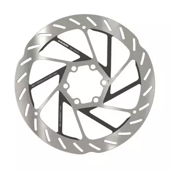 Ротор дискового тормоза SRAM HS2 160 мм, 6 болтов, круглый - серебристый/черный серебряный