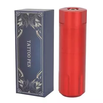 Роторная тату-машинка с интерфейсом RCA, электронные картриджи, тату-машинка для салона красоты, красная розового золота