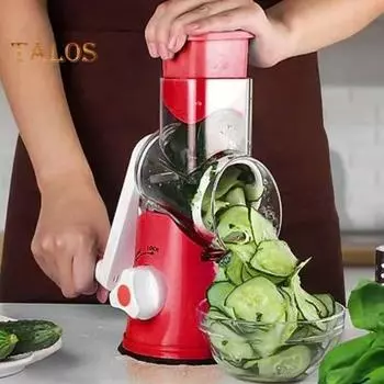 Роторная терка для сыра, резак, слайсер, тонер-полоска, ручная овощерезка, измельчитель сыра, кухонный гаджет синий