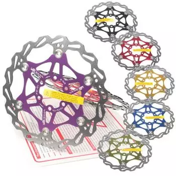 Роторы для горных велосипедов с плавающим диском 160 мм/180 мм/203 мм с винтами 160MM boxed красный
