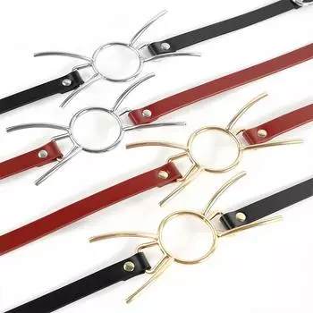 Ротовой лопающийся Заглушка для рта Игрушка для взрослых Паучья вилка Цеп Секс ** мяч