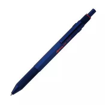 rOtring Многофункциональная ручка 600 Iron Blue 3 в 1 Шариковая ручка 2 цвета и механический карандаш Подарочная коробка Подлинный импортный продукт 2159367 (Красный Черный) &
