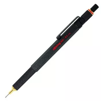 Rotring ROTRING800 черный механический карандаш вращающегося стука типа 1904447 подлинный импортный продукт 0,5 мм чёрный