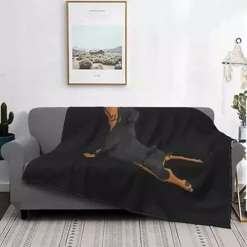 Rottweiler Face Soft Flannel Fleece Warm Pet Butcher Dog Rott Rottie Dog Throw Blanket for Home Bedding Couch Bedspreads 40x50in