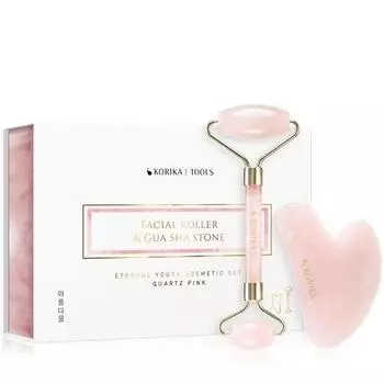 Rouleau De Massage Visage Et Accessoire De Massage Quartz Pink TU прозрачный
