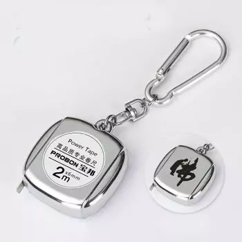 Roulette Retractable Ruler Delicate Measure Tape Pocket Keychain Tape Measure Gift style2