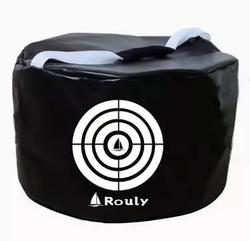 Rouly Unisex Golf Impact Bag Golf Swing Practice Equipment Smash Bag Shot Position Confirmation Practice Bag Waterproof Durable Indoor/Outdoor (Black)
