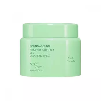 [ROUND A ROUND] Бальзам для глубокого очищения Comfort Green Tea 100 г