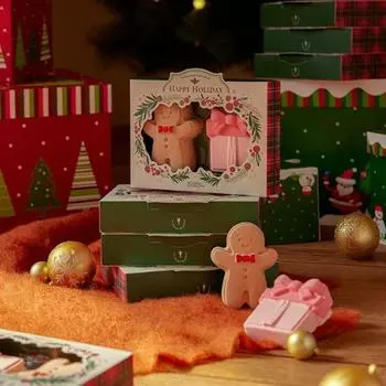 ROUND A ROUND Holiday Bubble Bath Balm Duo Подарочный набор 110 г+110 г