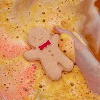 ROUND A ROUND Joyful Bubble Bath Bomb 110g (2 types, choose 1) Lemon Crumble Cookies