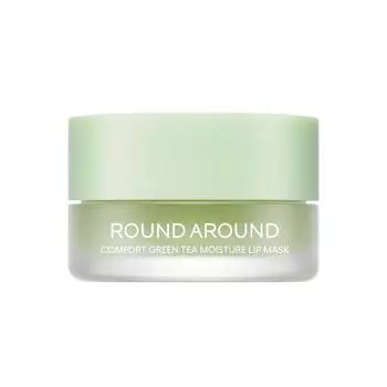 ROUND A ROUND Увлажняющая маска для губ с зеленым чаем Comfort Green Tea 13 г