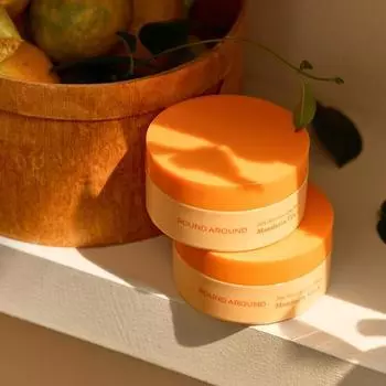 Round Around Jeju Moisture Tangerine Vita C Eye Patch 60 листов